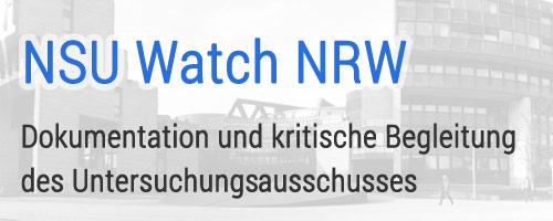 NSU Watch Brandenburg Stellt Sich Der ffentlichkeit Vor